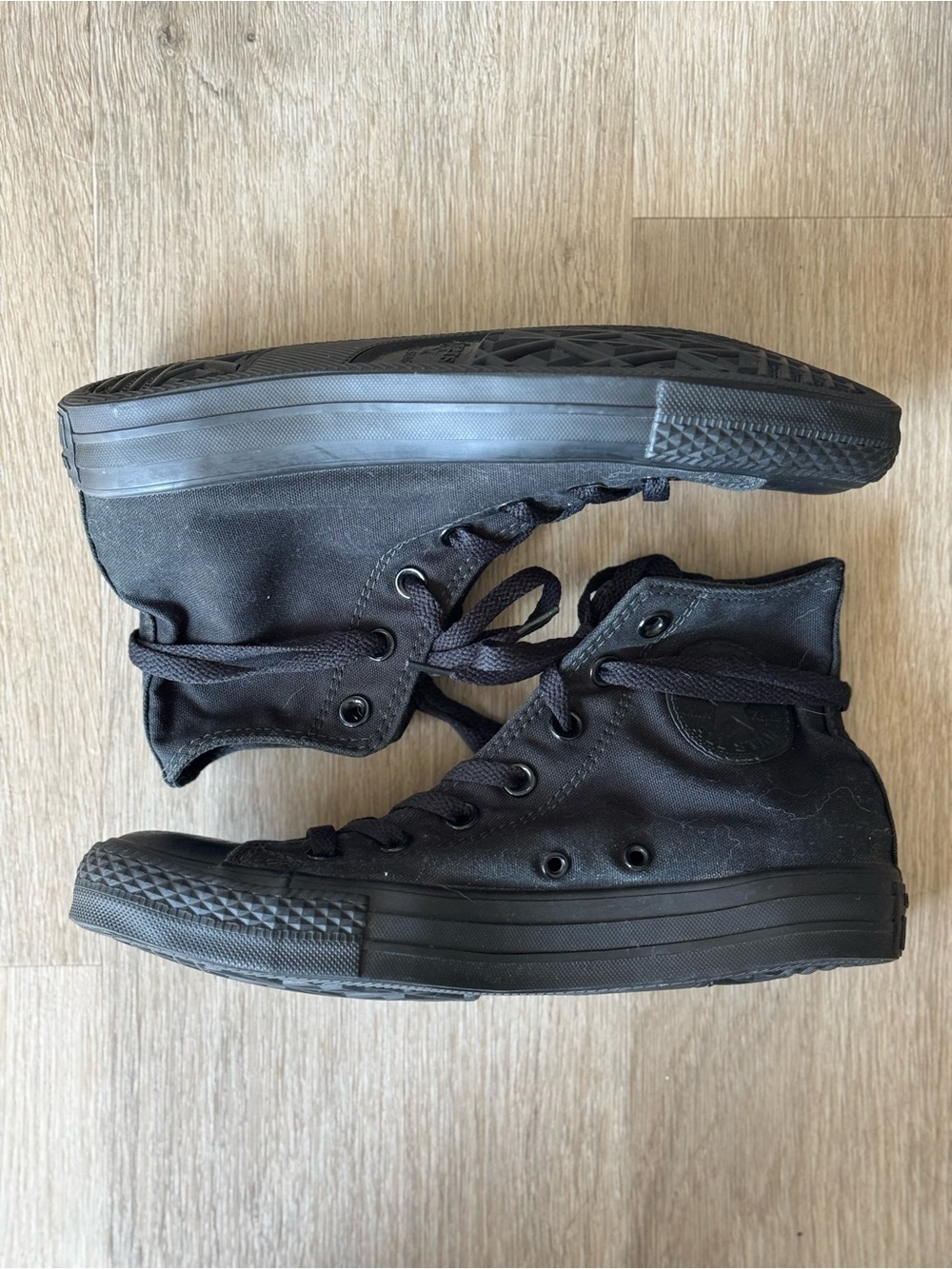 All-Black High Top Converse